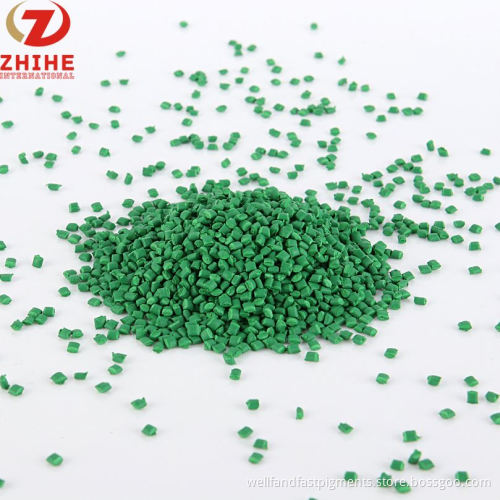 injection grade plastic green masterbatch